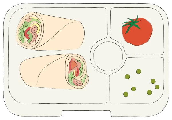 Yumbox Tapas madkasse med 4 rum